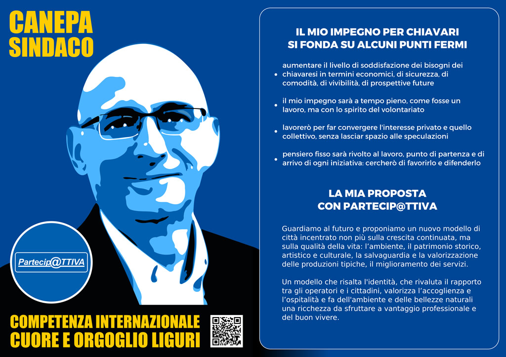 Giorgio Canepa Sindaco Elezioni Chiavari 2017
