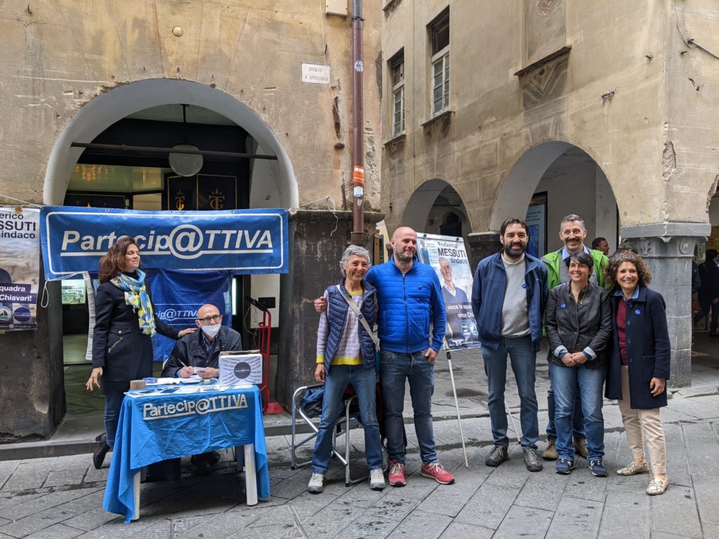 elezioni chiavari 2022 banchetti informativi